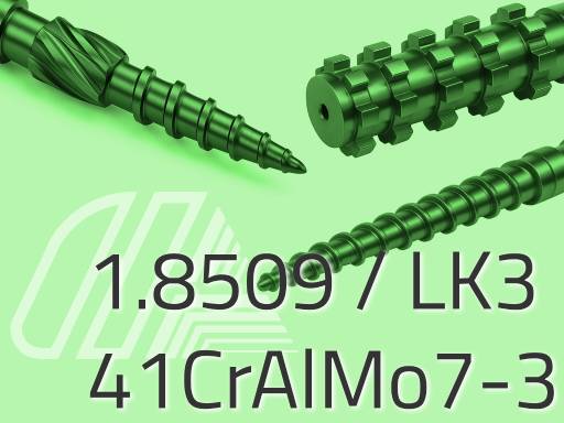 41CrAlMo7-10 (1.8509 / LK3) nitriding steel 41CrAlMo7-10 (1.8509 / LK3) nitriding steel